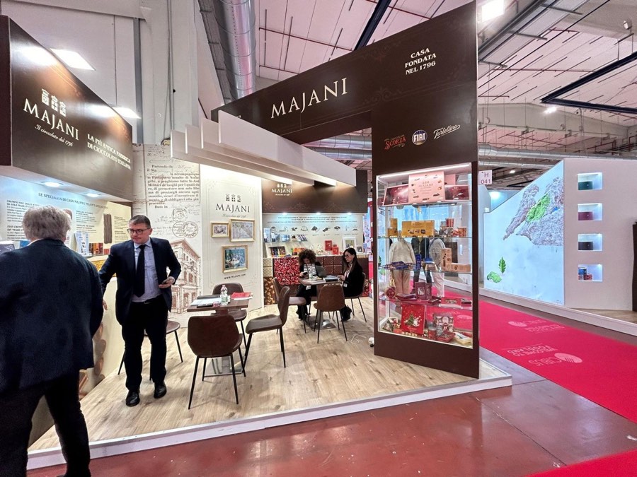 Stand fieristico settore food dolciario costruito da JMC
